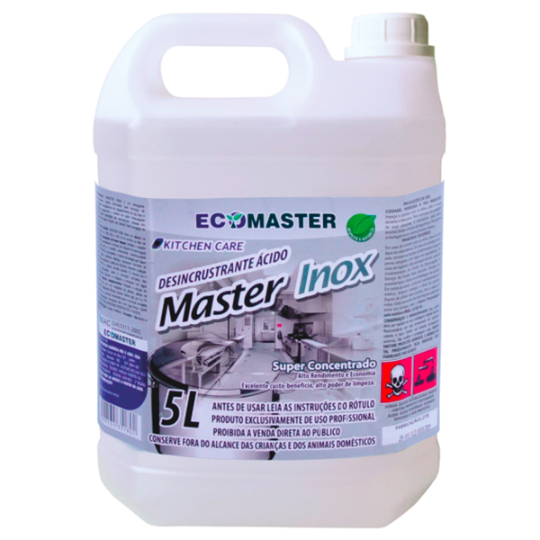 Master Inox - 5 lts - Limpador Inox