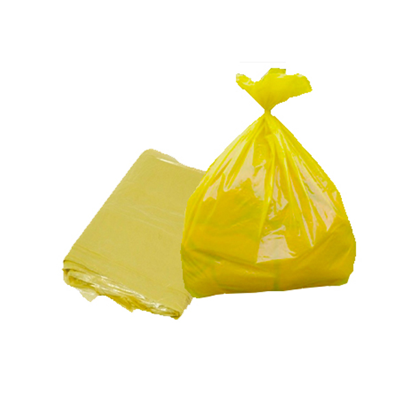Saco lixo - 100 Lts - 100 uni - Amarelo - Servlimp